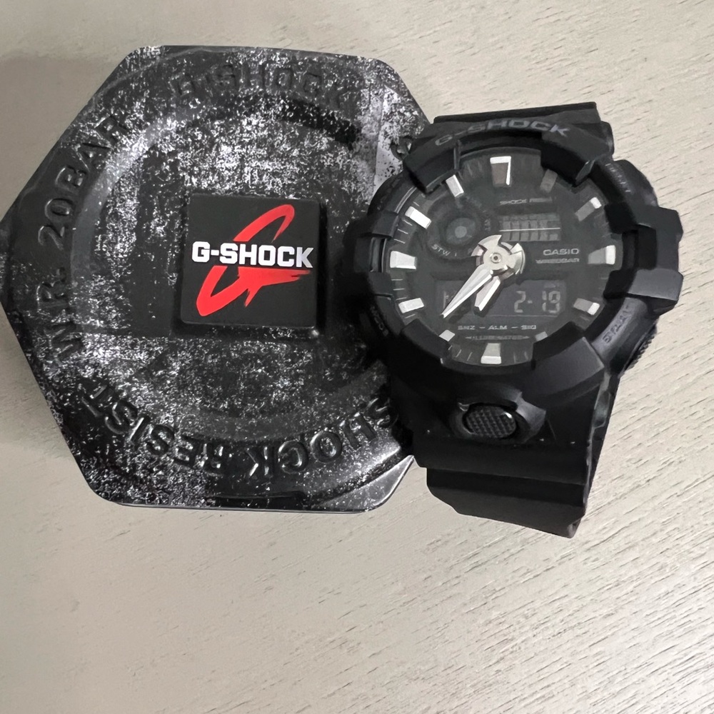 Casio G-Shock GA-700-1B Black Wristwatch for Men